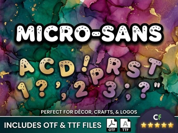 Download Micro-sans - Premium Resources